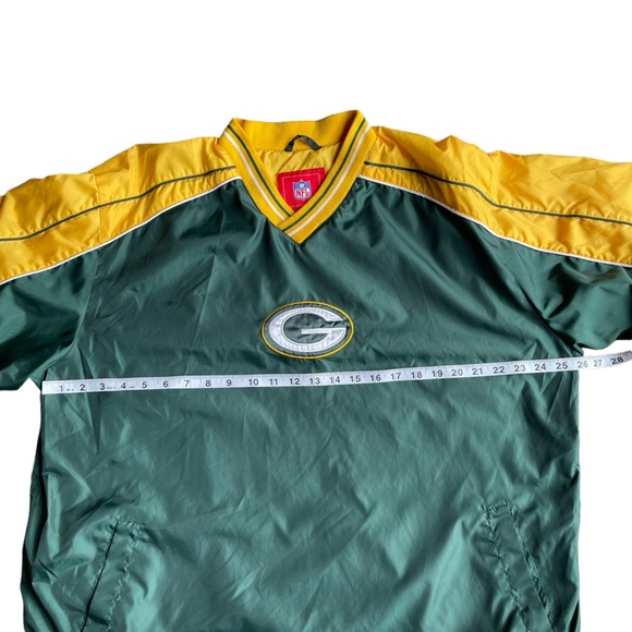 NFL Packers pullover jacket lightweight coat Unisex XL packer windbreaker - Picture 11 of 11